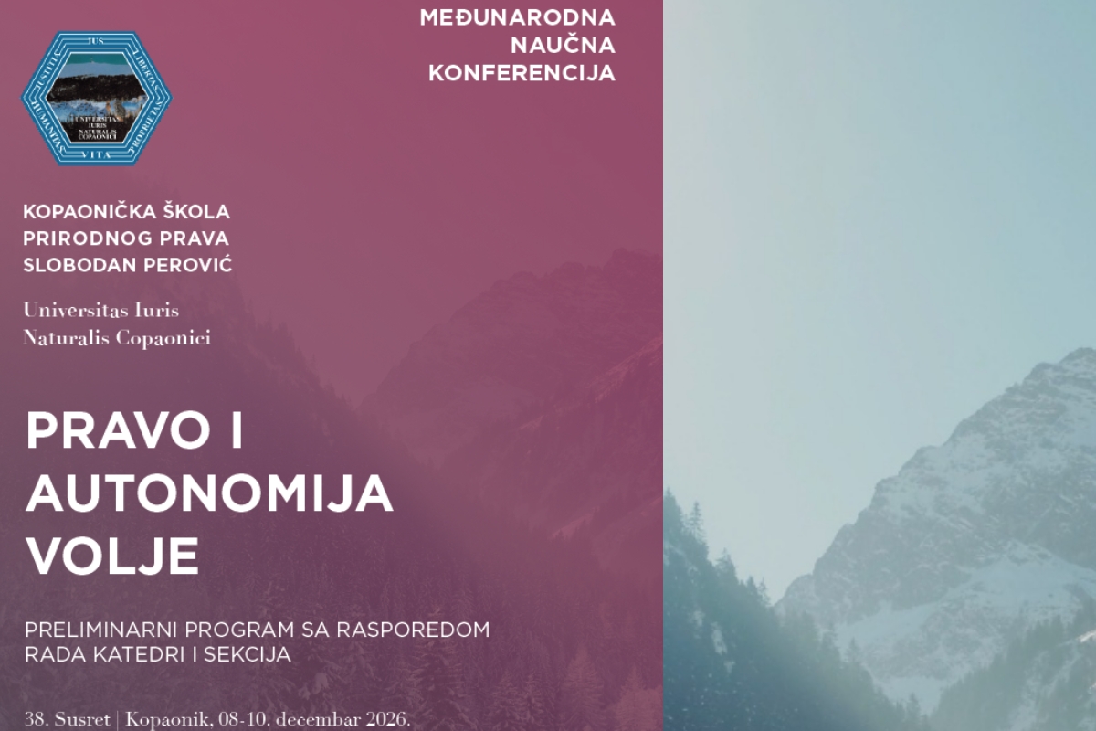 Pravnici na 38. Susretu Kopaoničke škole prirodnog prava
